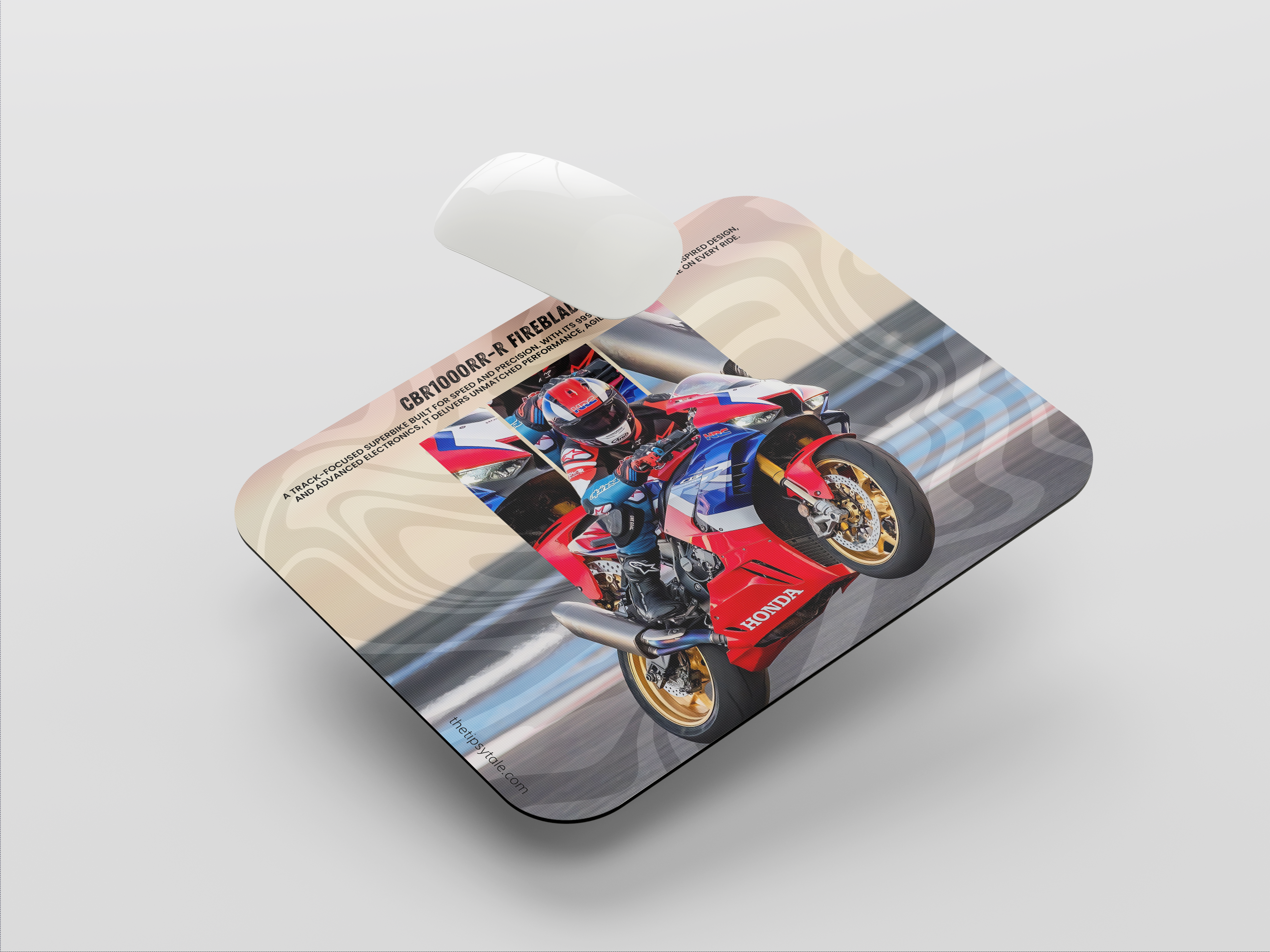 "HONDA - CBR" Mousepad Enhance Your Workspace with Style