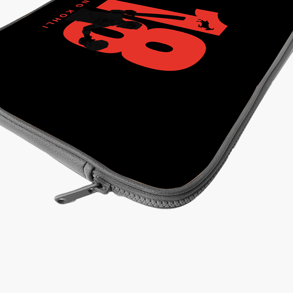 "VIRAT KOHLI - CRICKET FAN BASE" -Laptop Sleeves:Bold Modern Design for Every Size