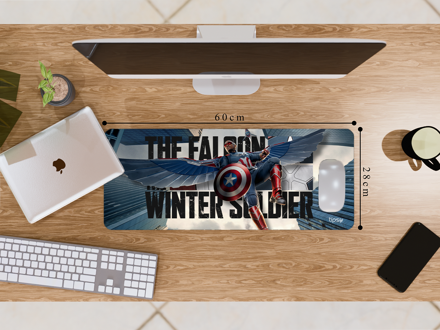 "The Falcon: The Marvel Edition" Gaming Mousepad Elevate Your Gaming Experience
