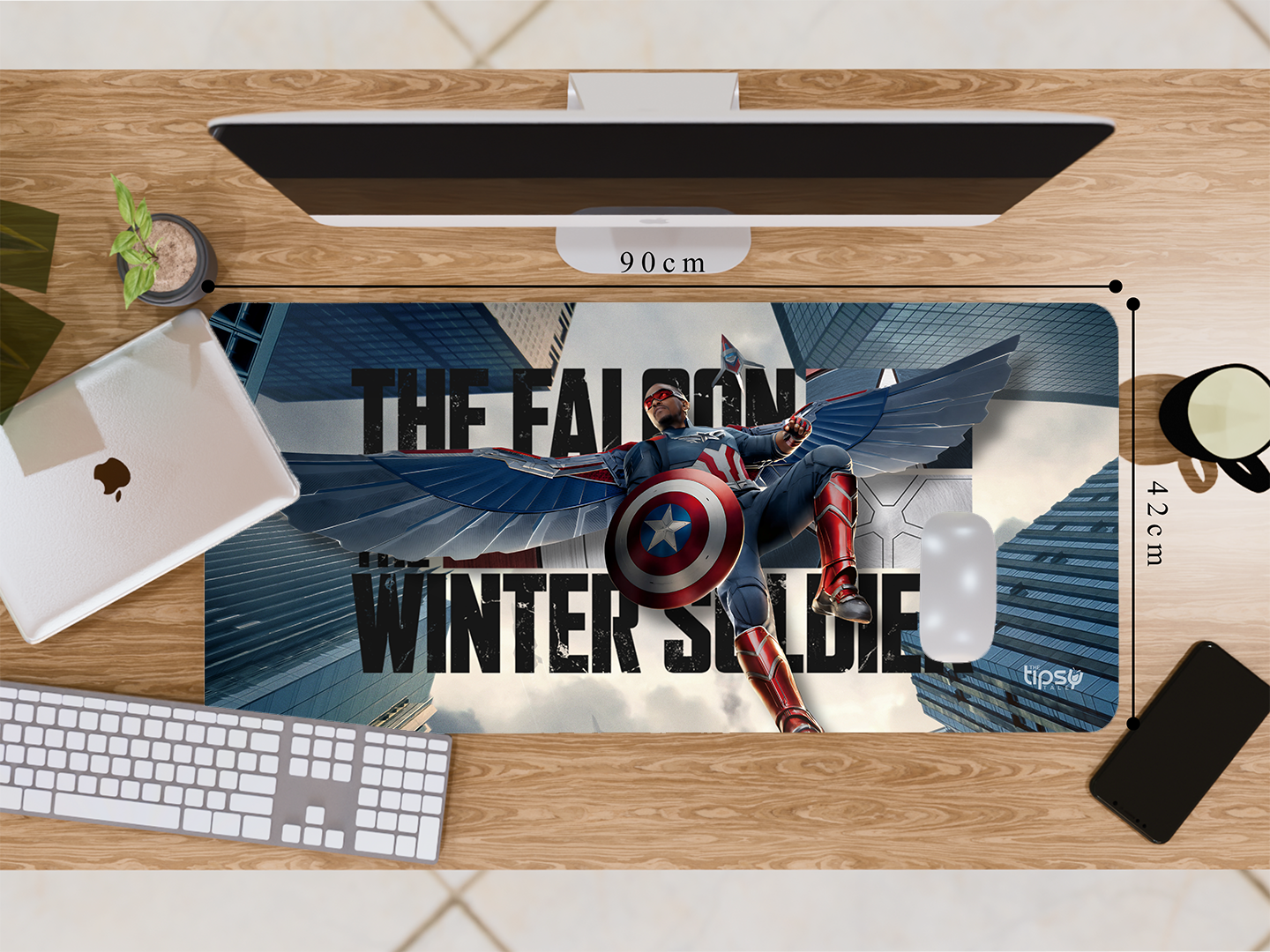 "The Falcon: The Marvel Edition" Gaming Mousepad Elevate Your Gaming Experience