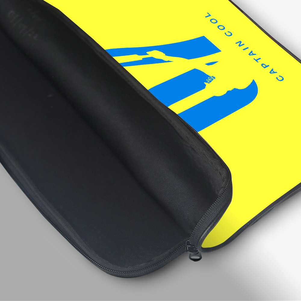 "M S DHONI - CRICKET FAN BASE" -Laptop Sleeves:Bold Modern Design for Every Size