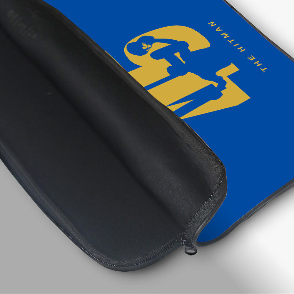 "ROHIT SHARMA - CRICKET FAN BASE" -Laptop Sleeves:Bold Modern Design for Every Size