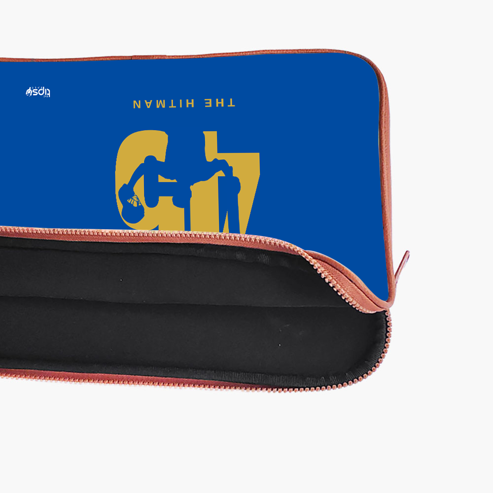 "ROHIT SHARMA - CRICKET FAN BASE" -Laptop Sleeves:Bold Modern Design for Every Size