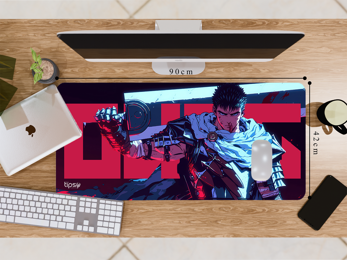"Guts A Berserk" Gaming Mousepad Elevate Your Gaming Experience