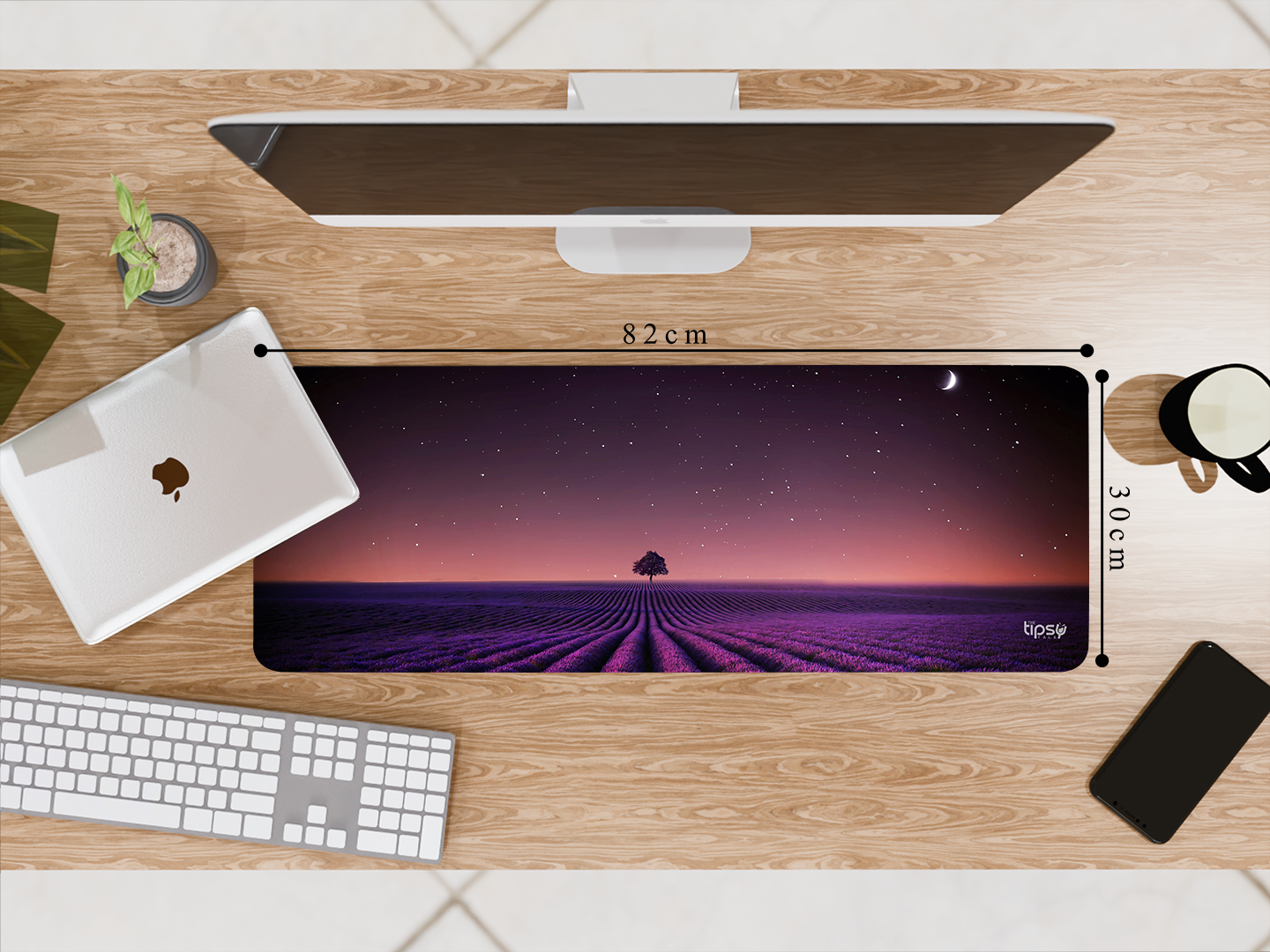 "In the Nights, Between the Stars" Gaming Mousepad Elevate Your Gaming Experience