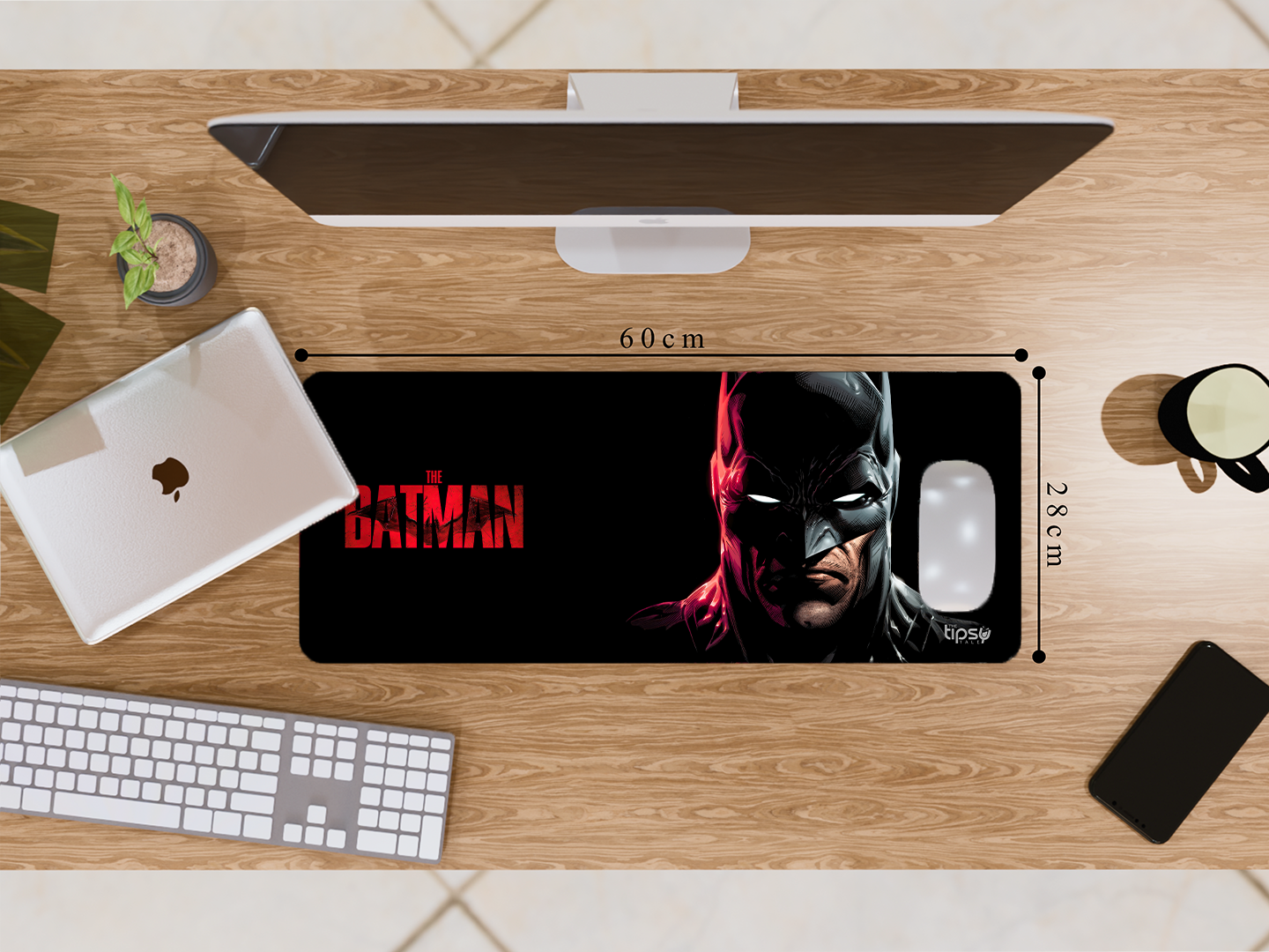 "The Batman: The Bold Look" Gaming Mousepad Elevate Your Gaming Experience