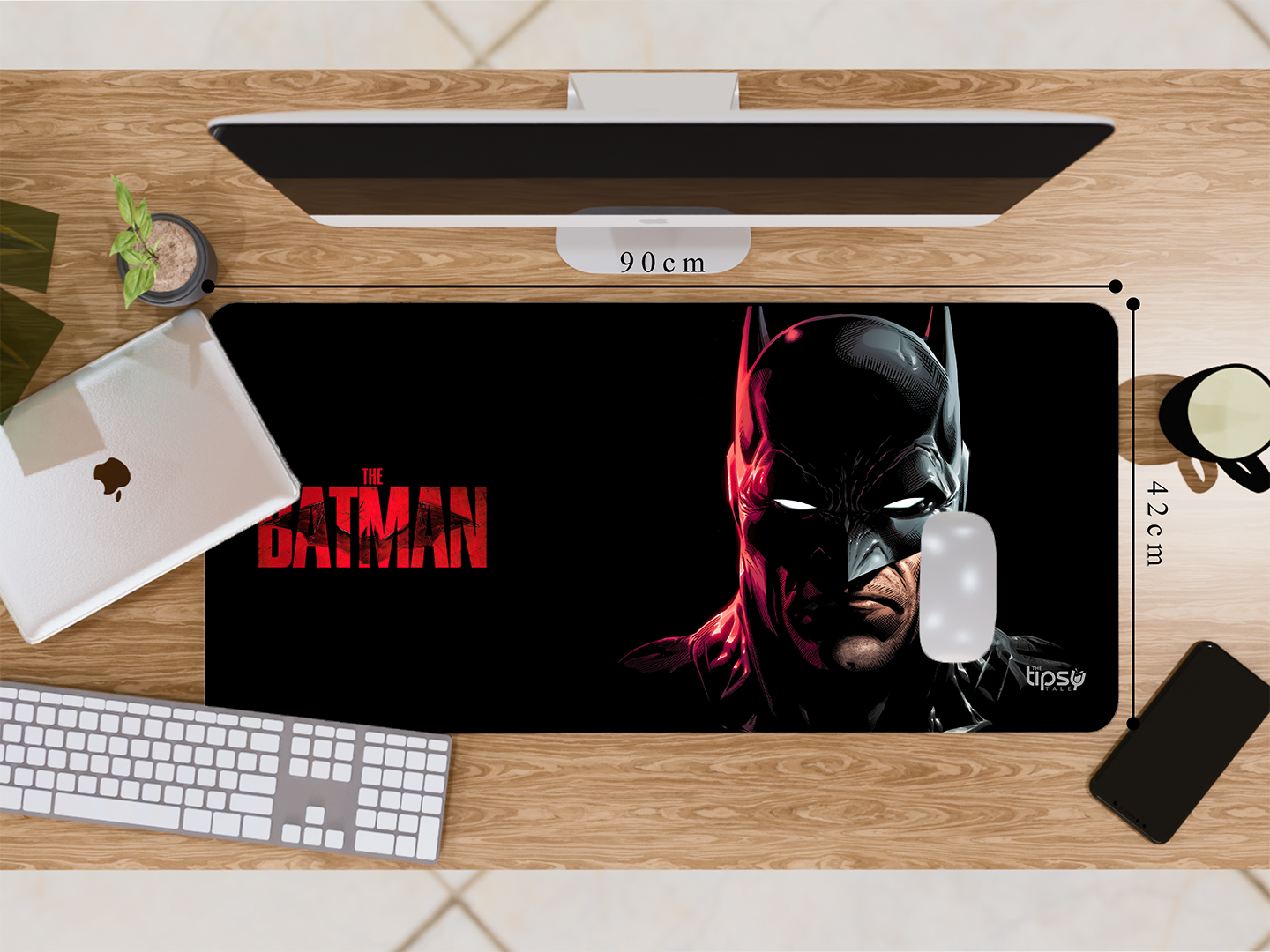 "The Batman: The Bold Look" Gaming Mousepad Elevate Your Gaming Experience