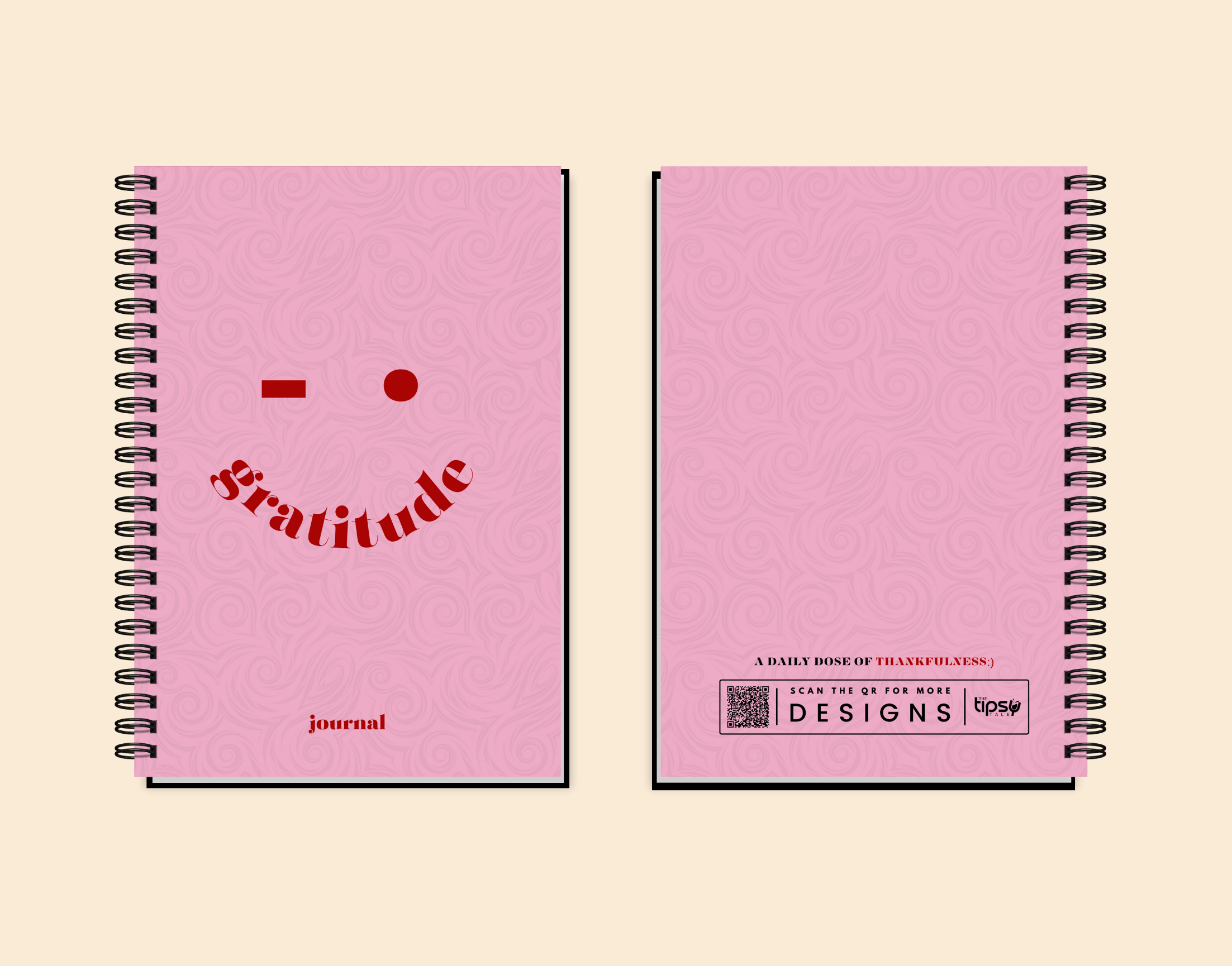 "PAGES OF GRATITUDE" Elegant & Inspiring Diary for Daily Reflection
