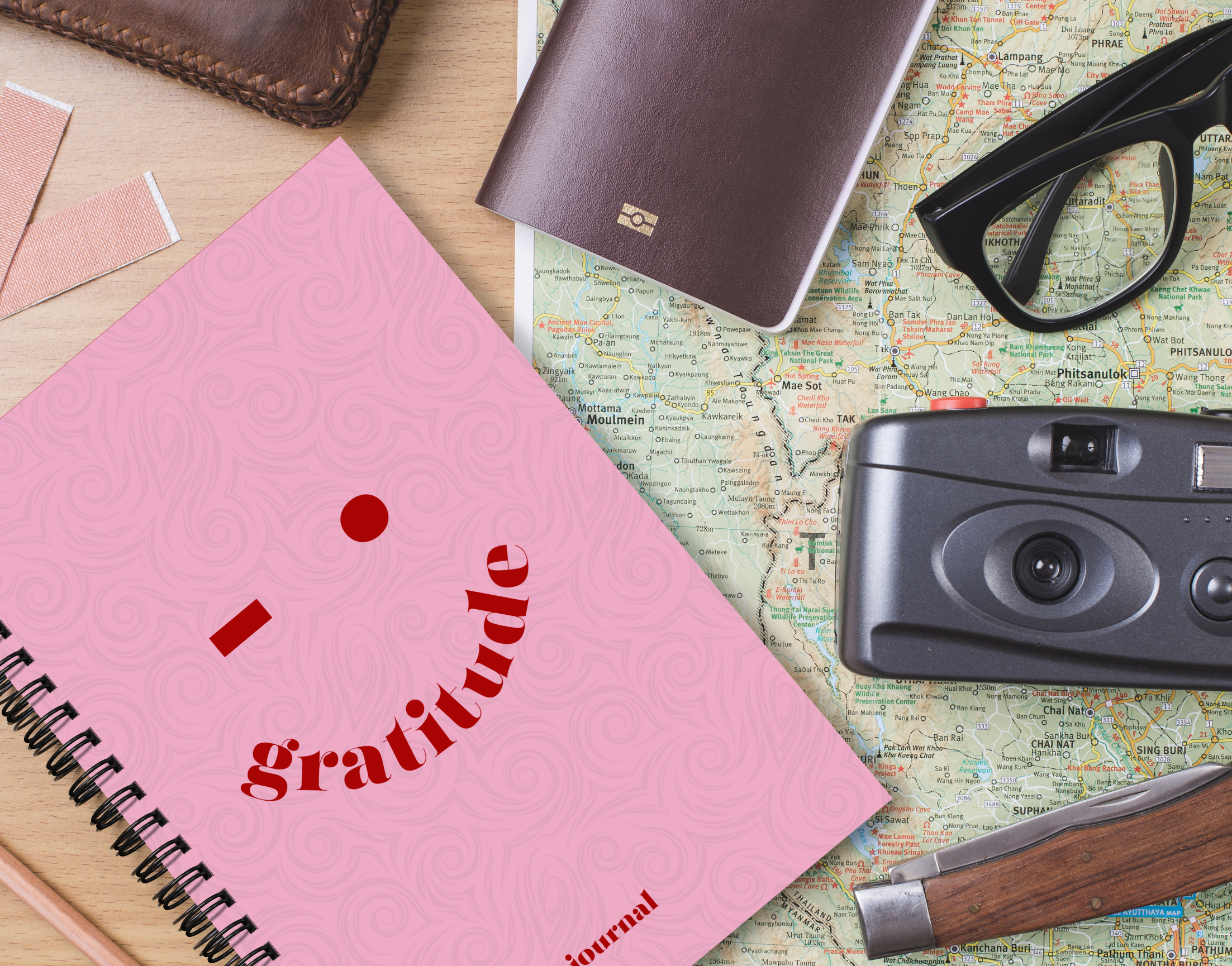 "PAGES OF GRATITUDE" Elegant & Inspiring Diary for Daily Reflection