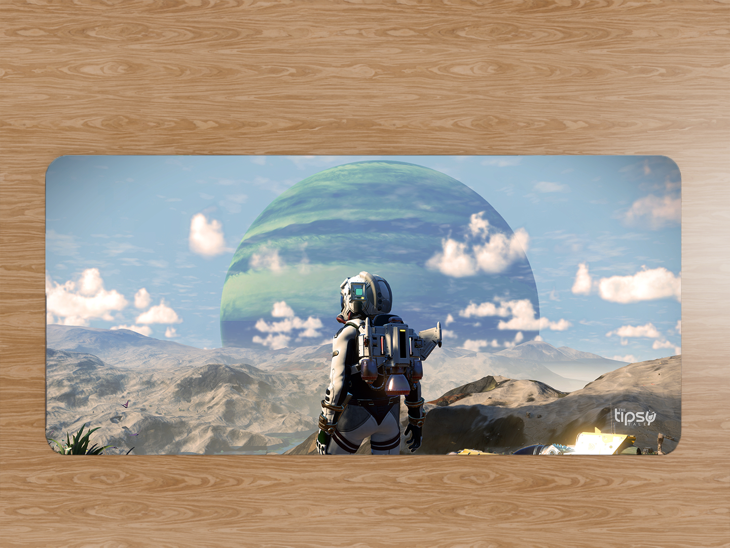 "In a New Planet: Space Edition" Gaming Mousepad Elevate Your Gaming Experience