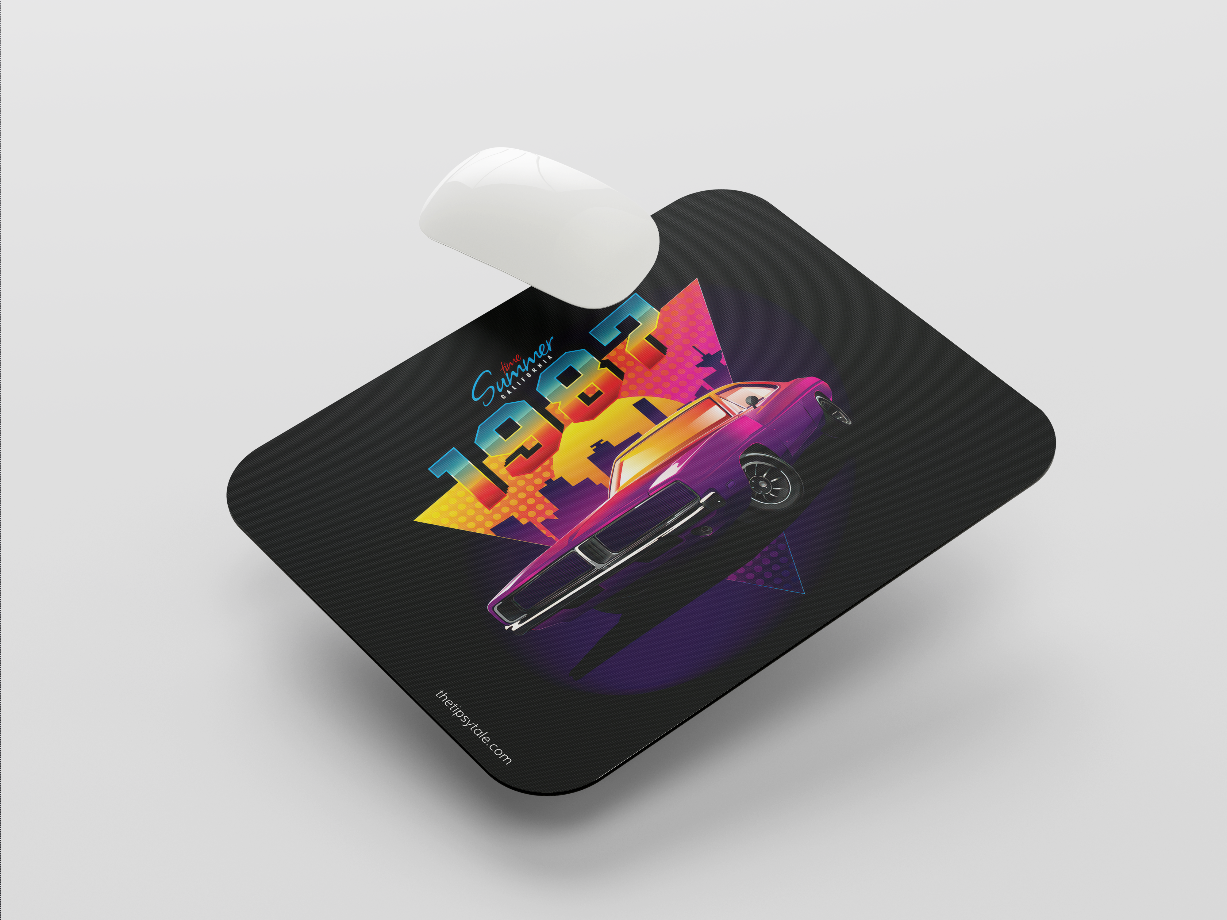 "THE CLASSIC DODGE CHARGER" Mousepad Enhance Your Workspace with Style