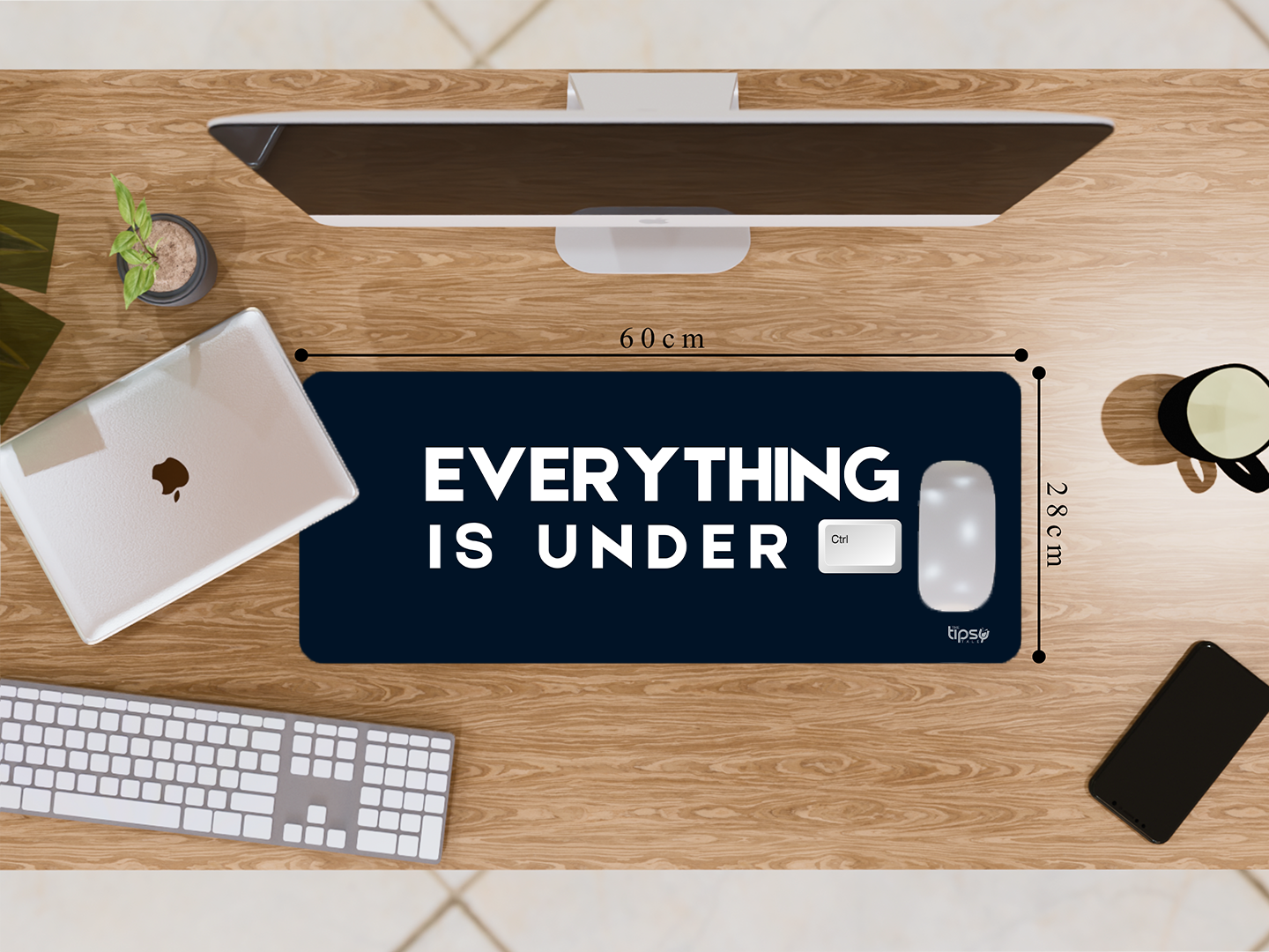 "Everything is under Ctrl!" Gaming Mousepad Elevate Your Gaming Experience
