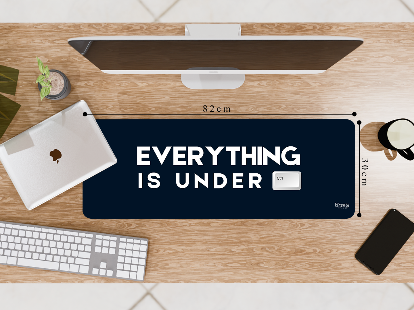 "Everything is under Ctrl!" Gaming Mousepad Elevate Your Gaming Experience