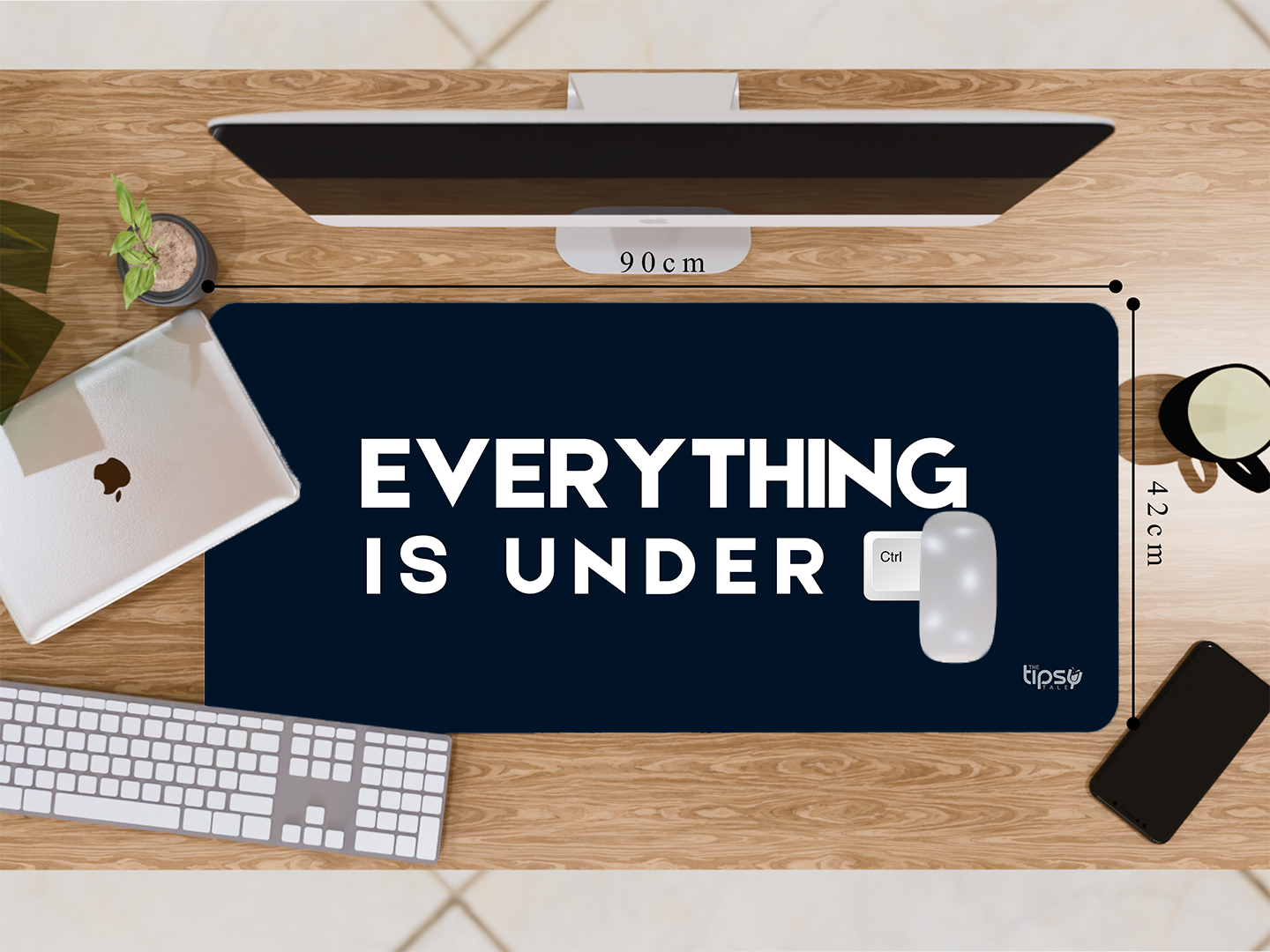 "Everything is under Ctrl!" Gaming Mousepad Elevate Your Gaming Experience