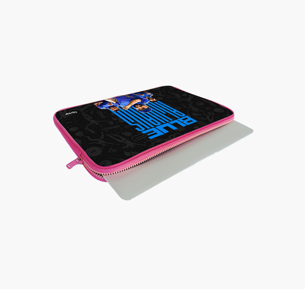 "ALWAYS BLUE - CRICKET FANBASE " -Laptop Sleeves:Bold Modern Design for Every Size