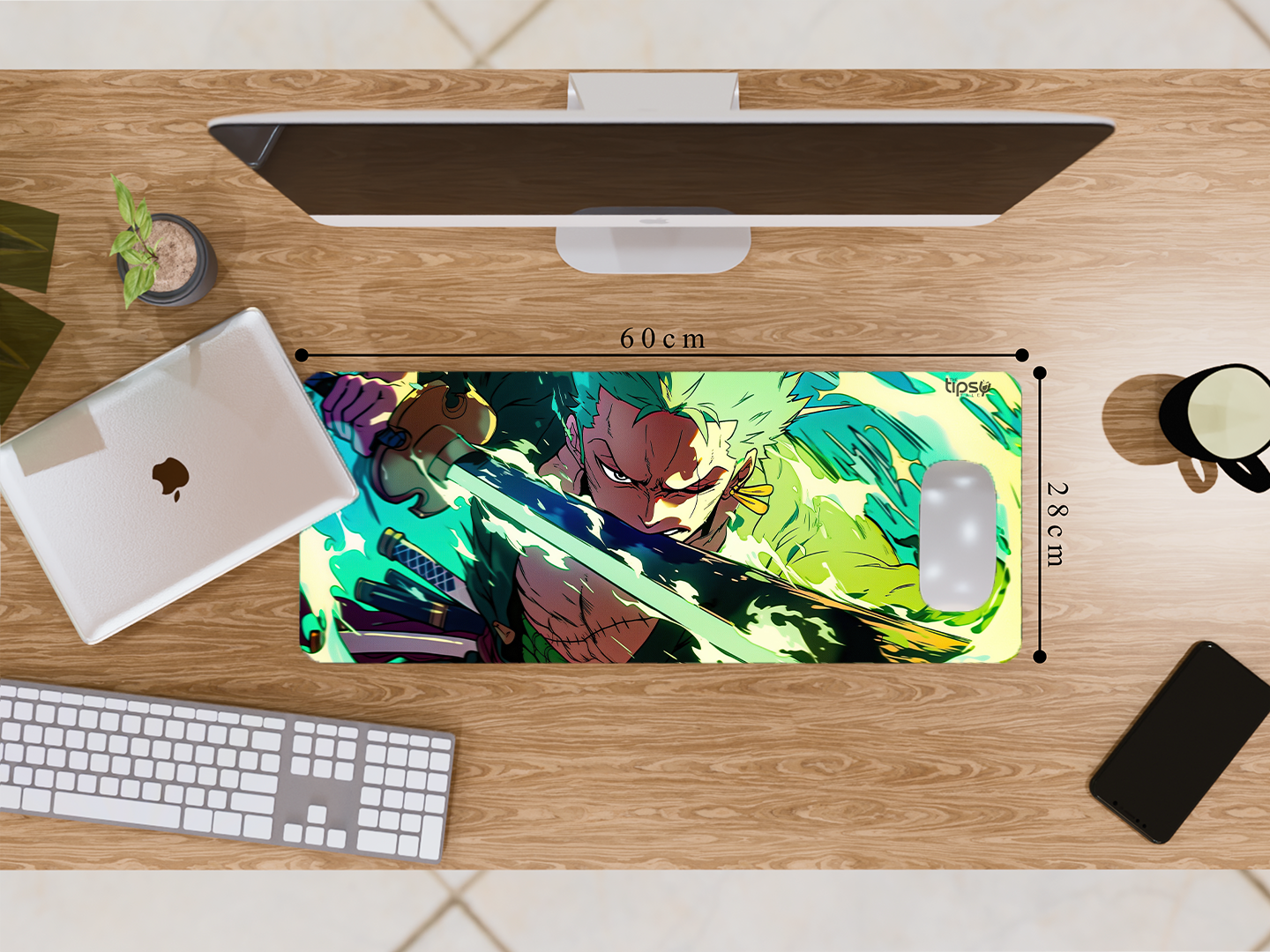 "Roronoa Zoro" Gaming Mousepad Elevate Your Gaming Experience