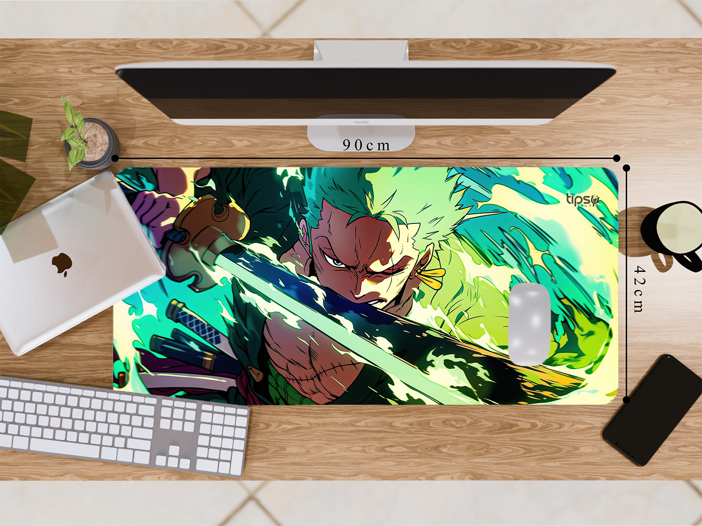 "Roronoa Zoro" Gaming Mousepad Elevate Your Gaming Experience