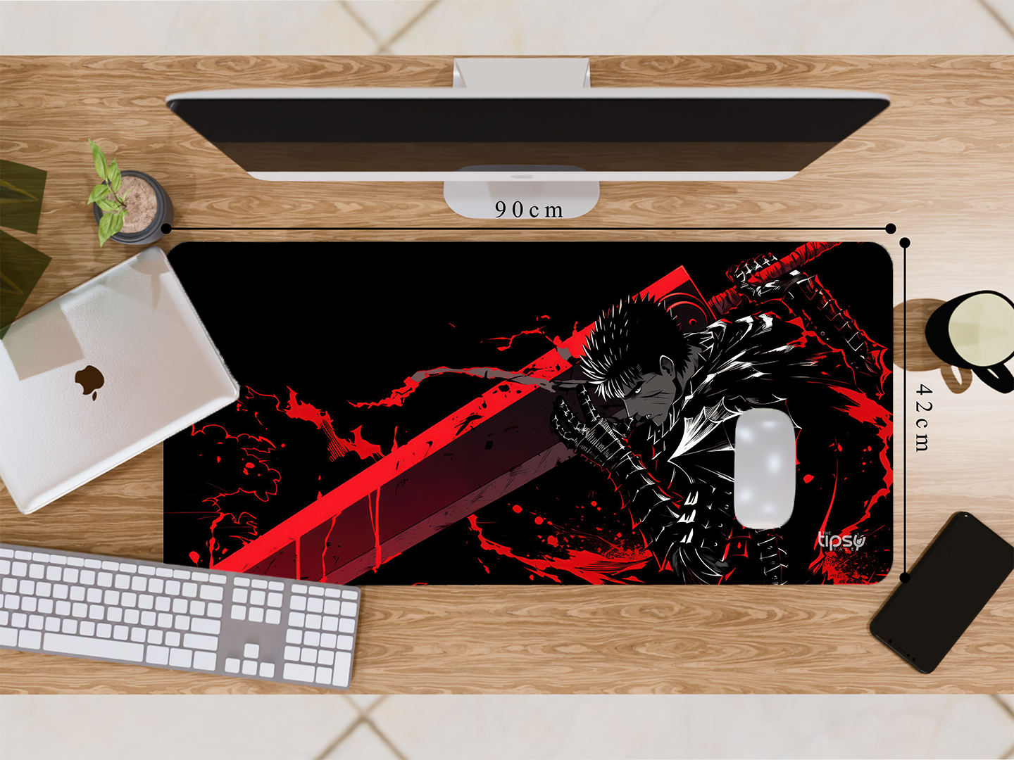"Guts berserk: Dark theme" Gaming Mousepad Elevate Your Gaming Experience