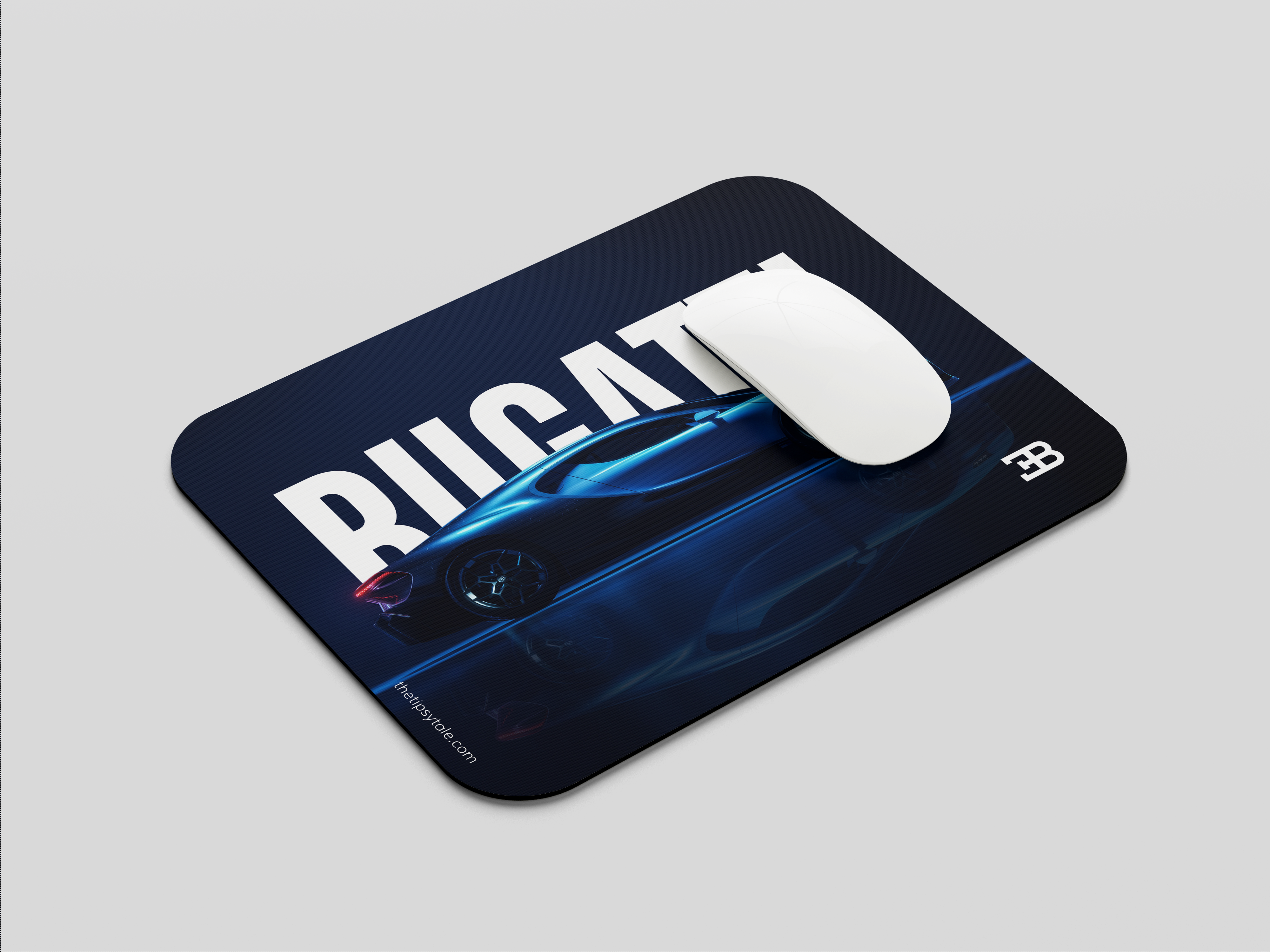 "BUGATTI - SPEED MONARCH" Mousepad Enhance Your Workspace with Style