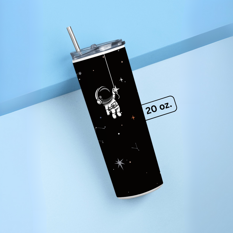 "SPACE EDITION" Tumbler with Metal Straw