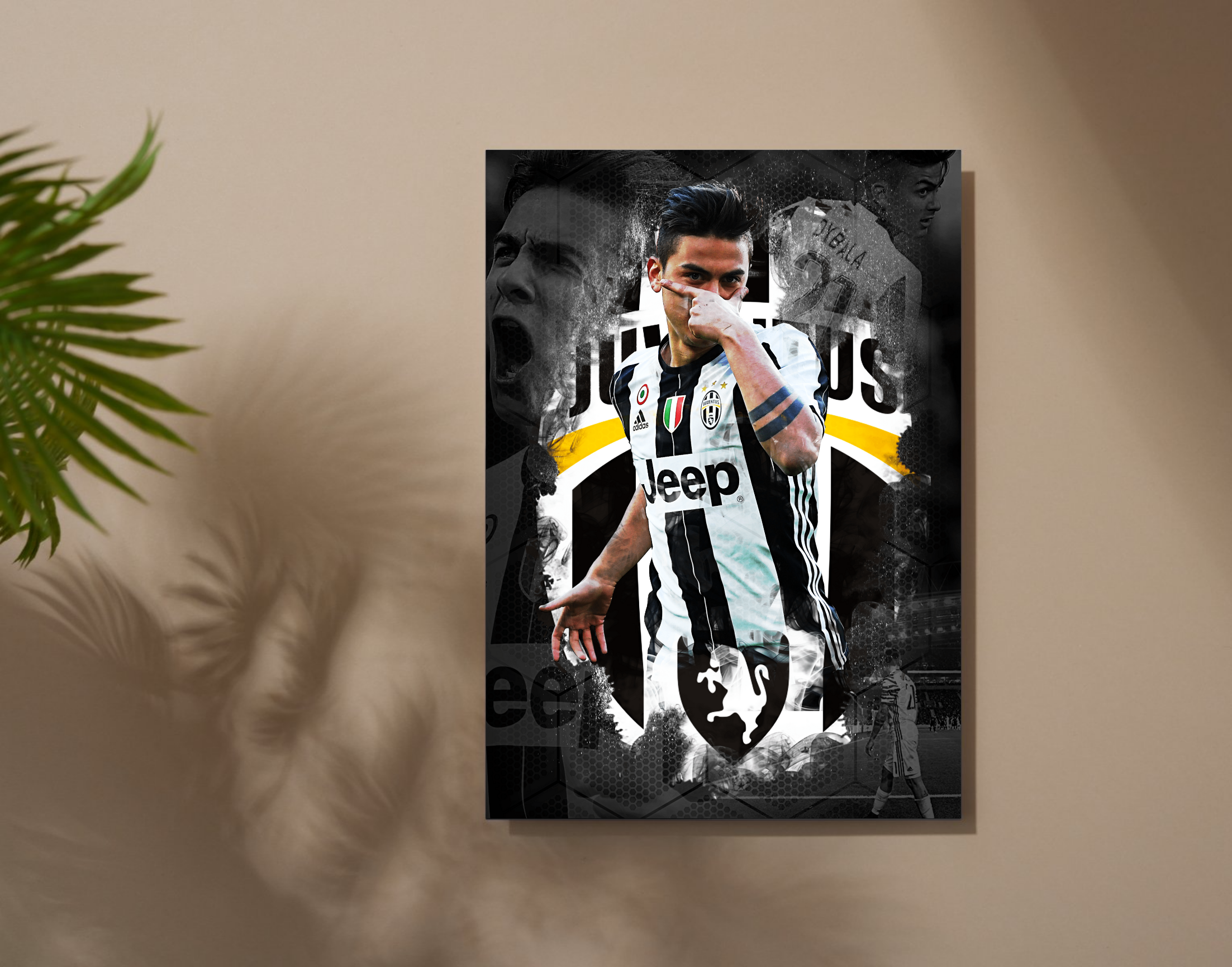 "Paulo Dybala:Juventus FC"- Shiny & Sturdy Metallic Poster Art That Pops & Sticks