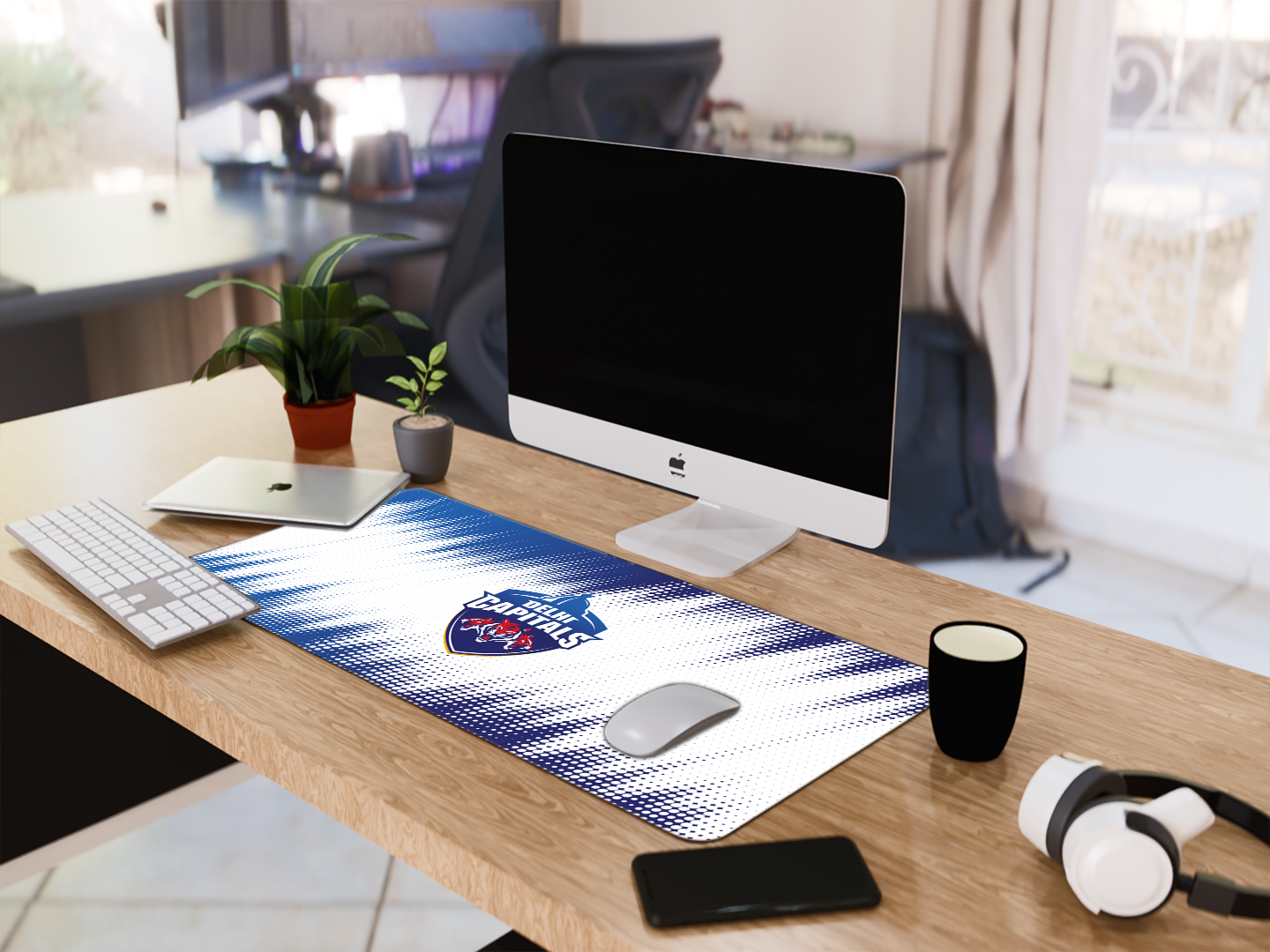 "Delhi Capital: DC" Gaming Mousepad Elevate Your Gaming Experience