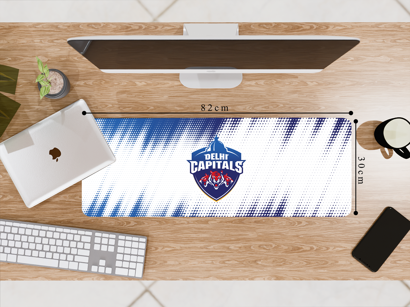 "Delhi Capital: DC" Gaming Mousepad Elevate Your Gaming Experience