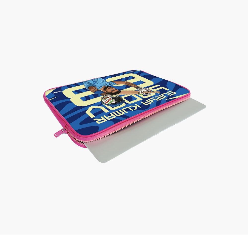 "SURYAKUMAR YADAV 63 - CRICKET FANBASE" -Laptop Sleeves:Bold Modern Design for Every Size