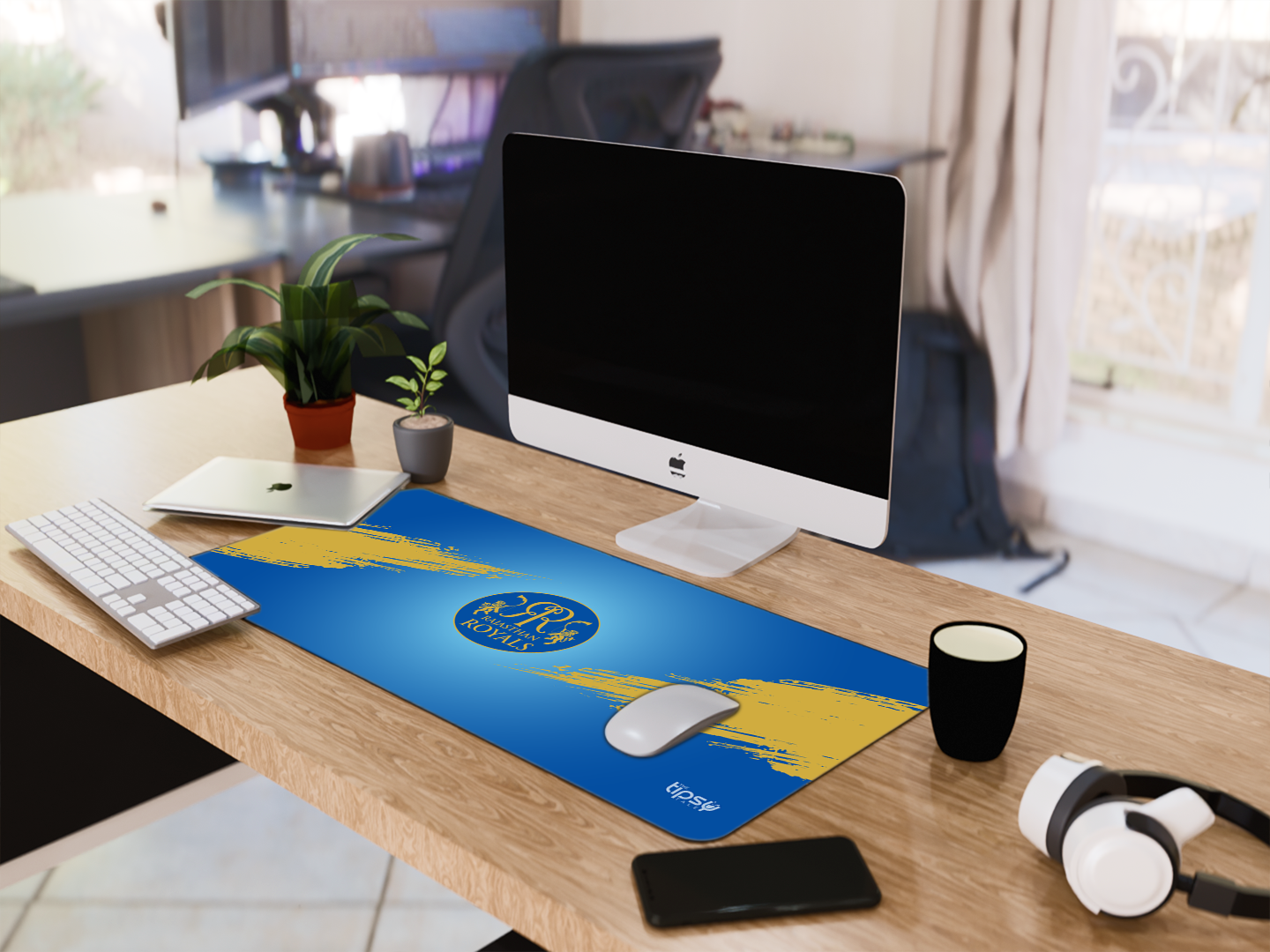 "RAJASTHAN ROYALS:AALA BOL" Gaming Mousepad Elevate Your Gaming Experience