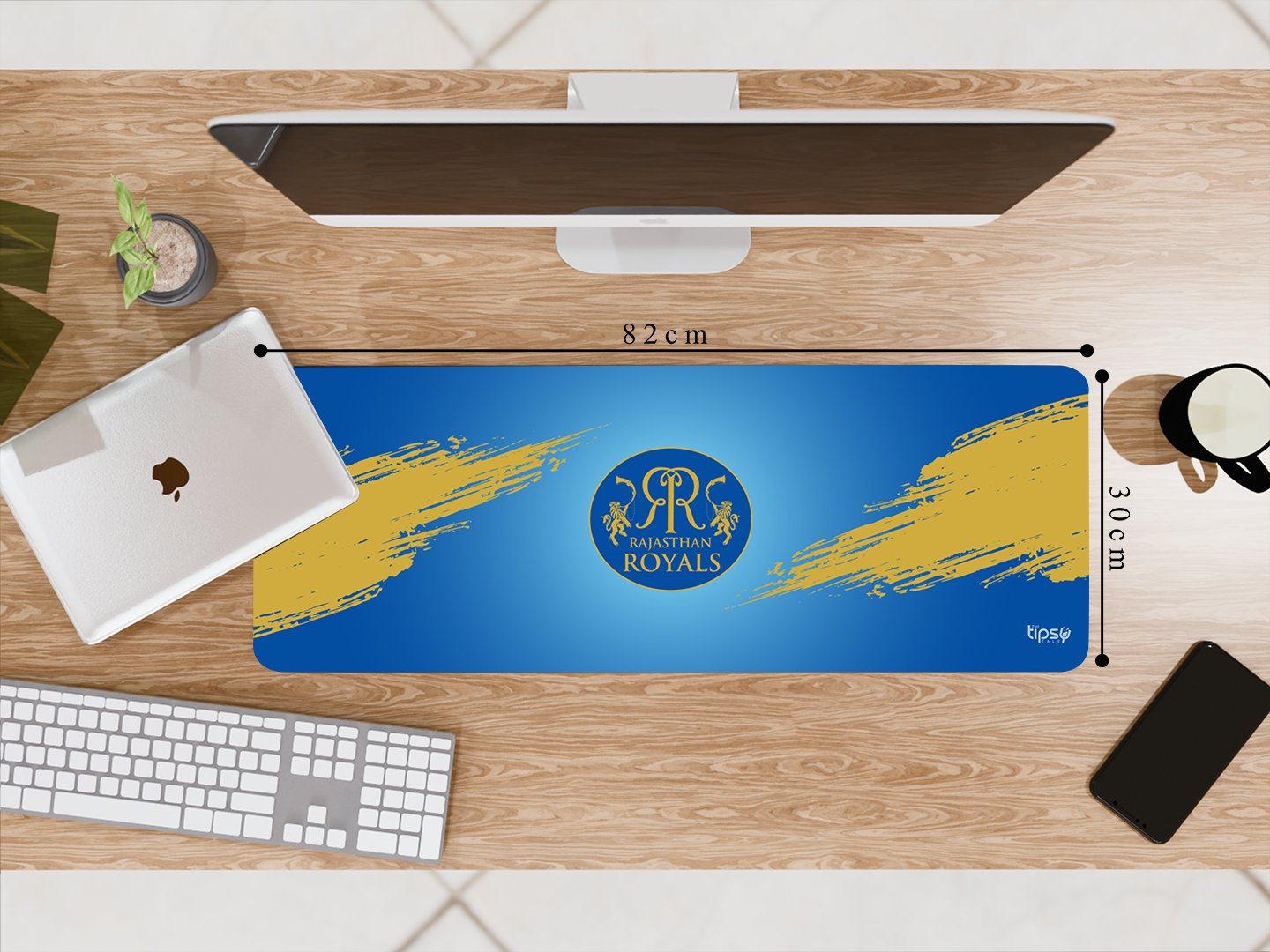 "RAJASTHAN ROYALS:AALA BOL" Gaming Mousepad Elevate Your Gaming Experience
