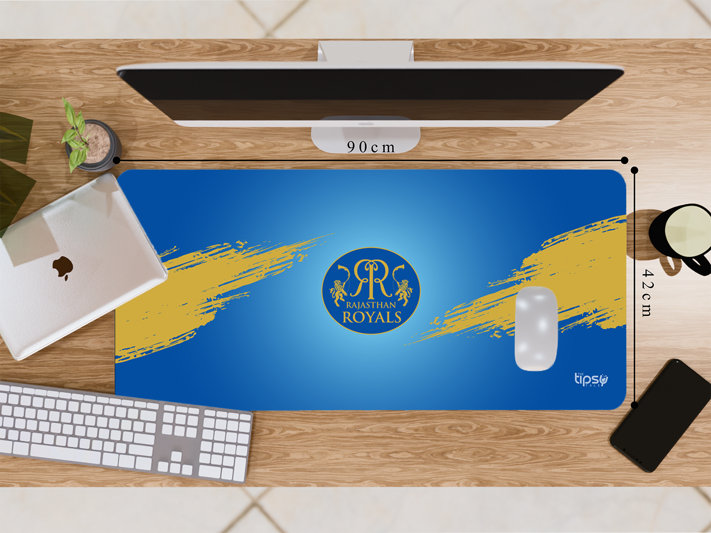 "RAJASTHAN ROYALS:AALA BOL" Gaming Mousepad Elevate Your Gaming Experience