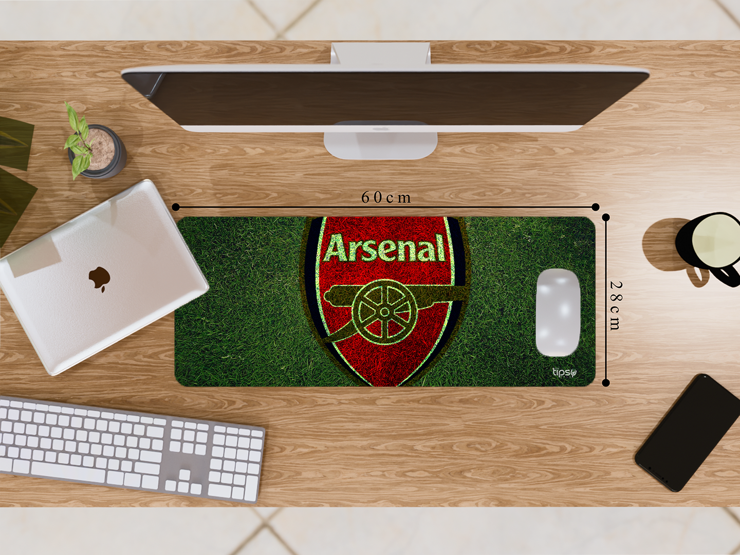 "ARSENAL: FC" Gaming Mousepad Elevate Your Gaming Experience