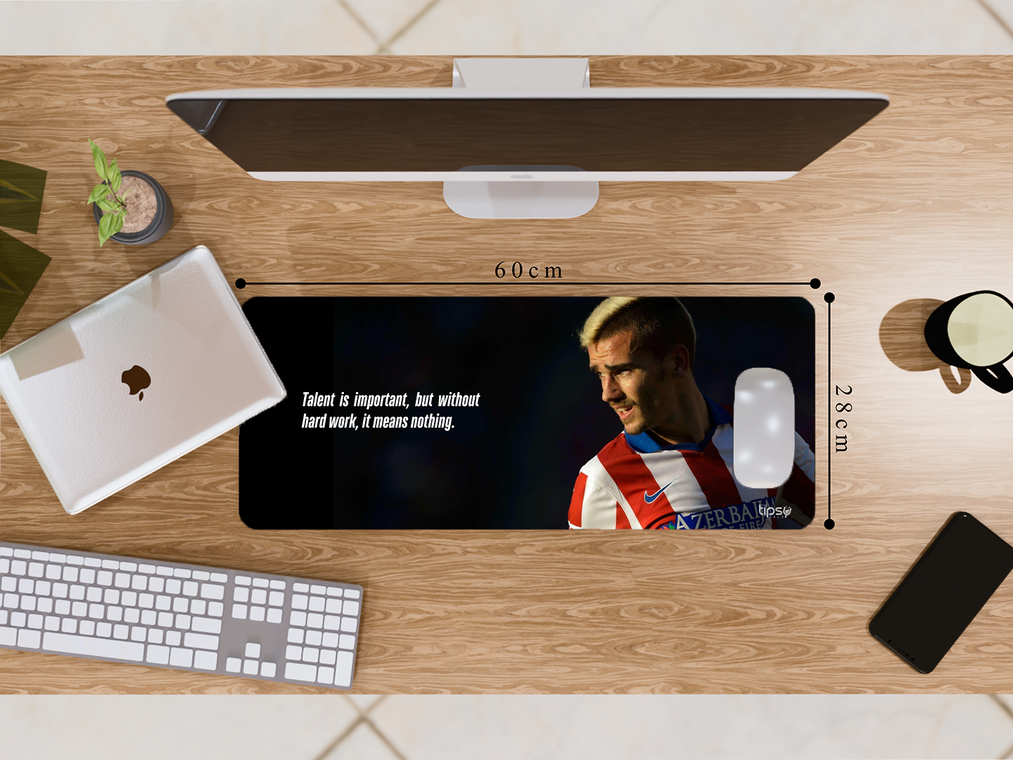 "Antoine Griezmann Atletico Madrid" Gaming Mousepad Elevate Your Gaming Experience