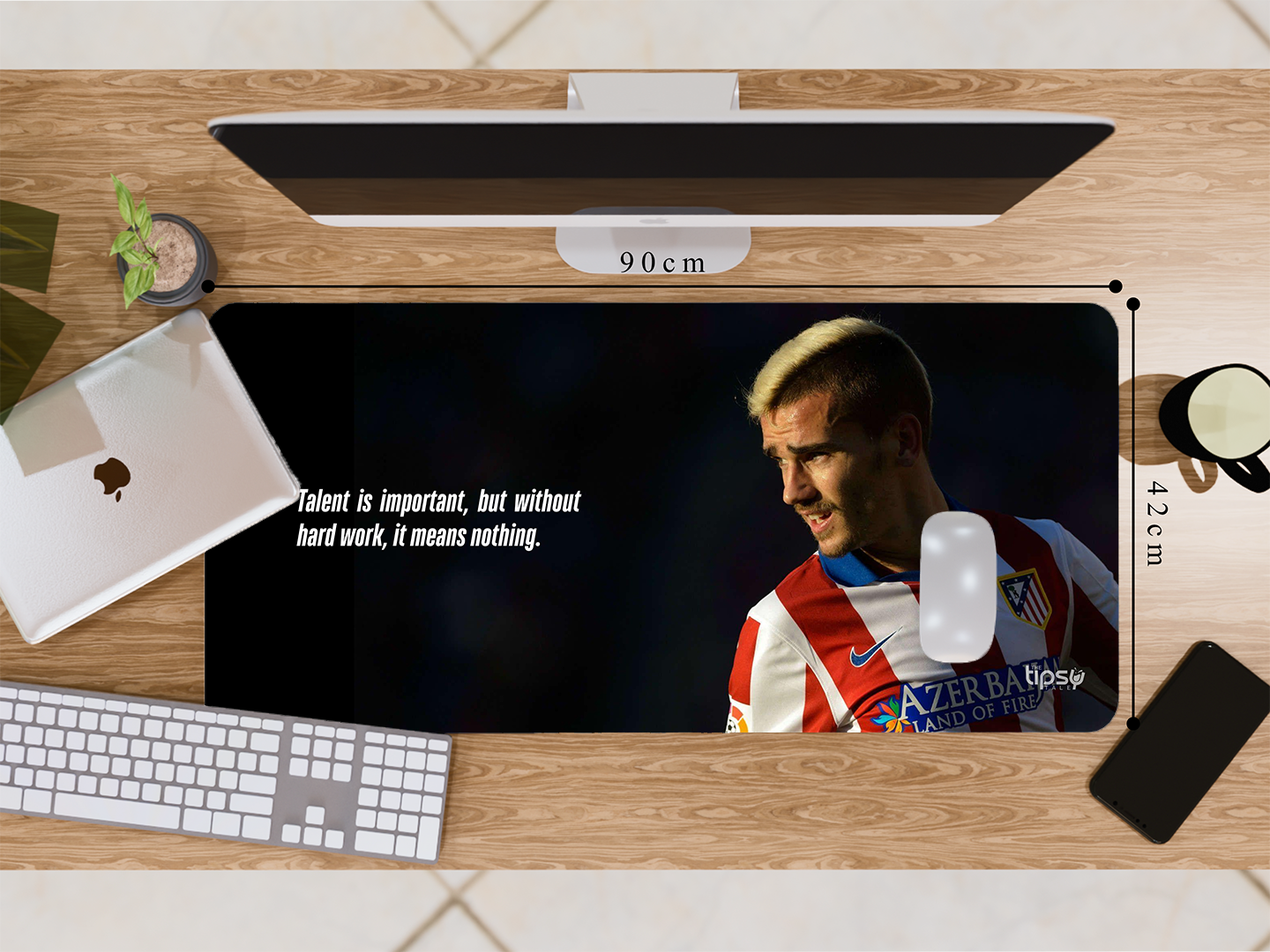 "Antoine Griezmann Atletico Madrid" Gaming Mousepad Elevate Your Gaming Experience