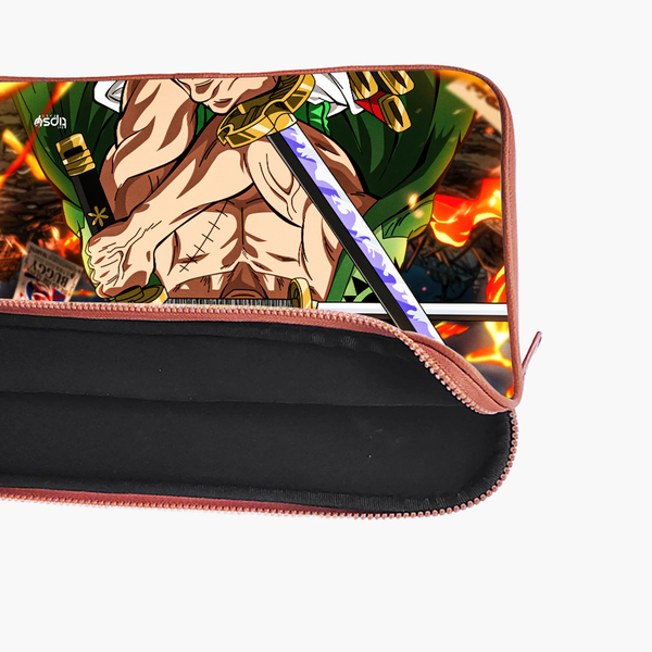 "3 SWORDS ONE MAN - ZORO" -Laptop Sleeves:Bold Modern Design for Every Size