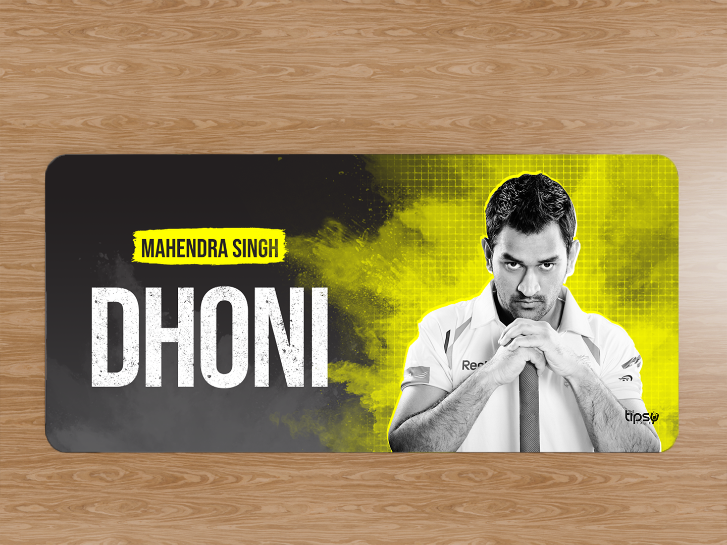 "MSD: THE YELLOW WARRIOR" Gaming Mousepad Elevate Your Gaming Experience