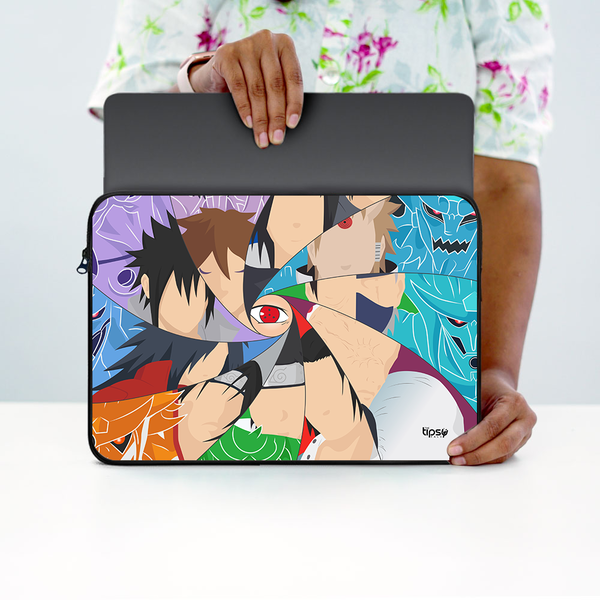 "THE FUGAKU UCHIHA HAGOROMO - ITACHI UCHIHA" -Laptop Sleeves:Bold Modern Design for Every Size