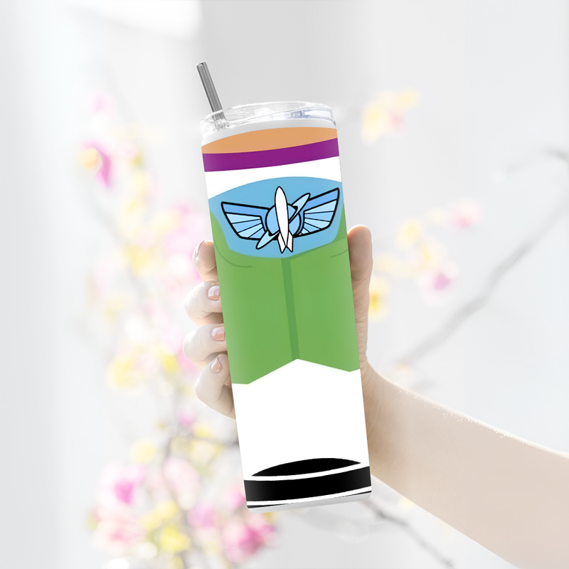 "BUZZ LIGHTYEAR - TOY STORY " Tumbler with Metal Straw