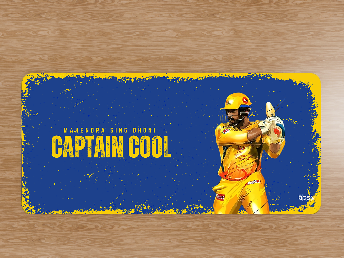 "CSK'S CAPTAIN COOL: MSD" Gaming Mousepad- Elevate Your Gaming Experience