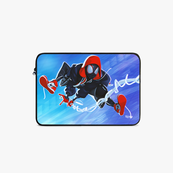 "MILES MORALES - DIGITAL ART" -Laptop Sleeves:Bold Modern Design for Every Size