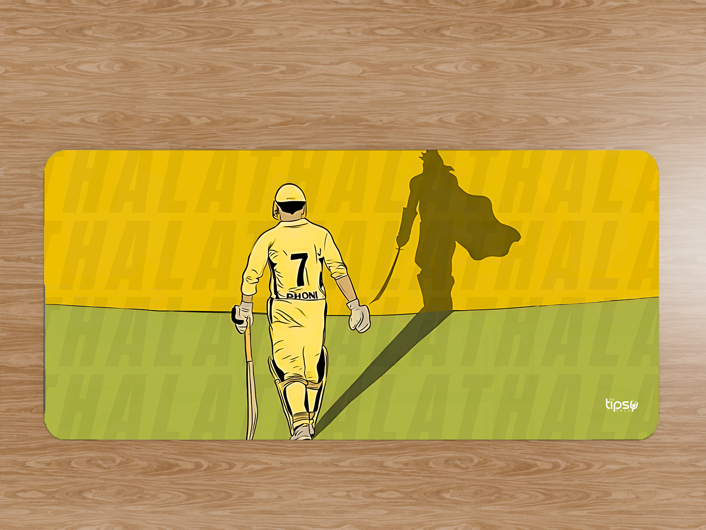 "#7 MSD- THE YELLOW WARRIOR" Gaming Mousepad- Elevate Your Gaming Experience