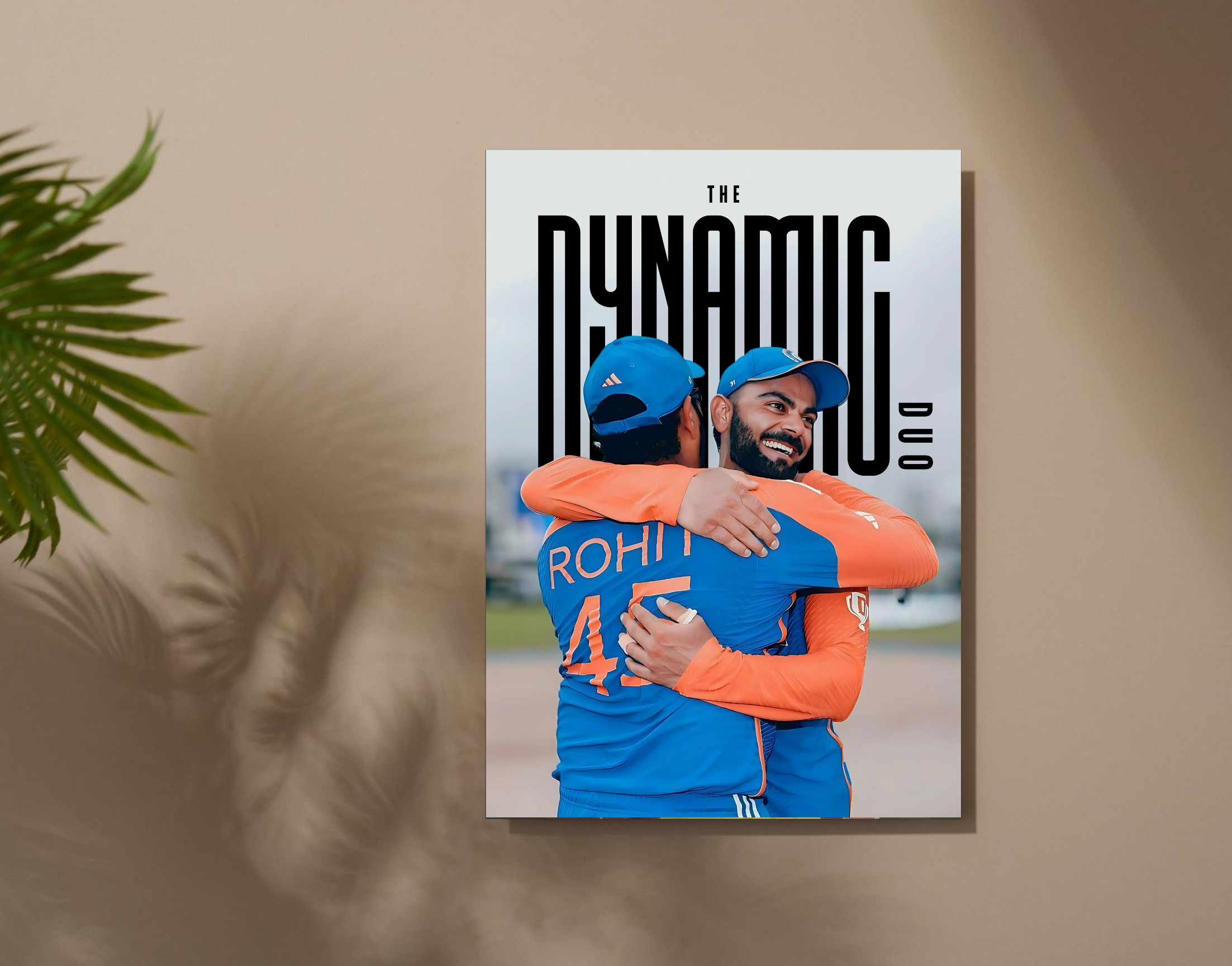 "The Dynamic Duo: 45 & 18"- Shiny & Sturdy Metallic Poster Art That Pops & Sticks