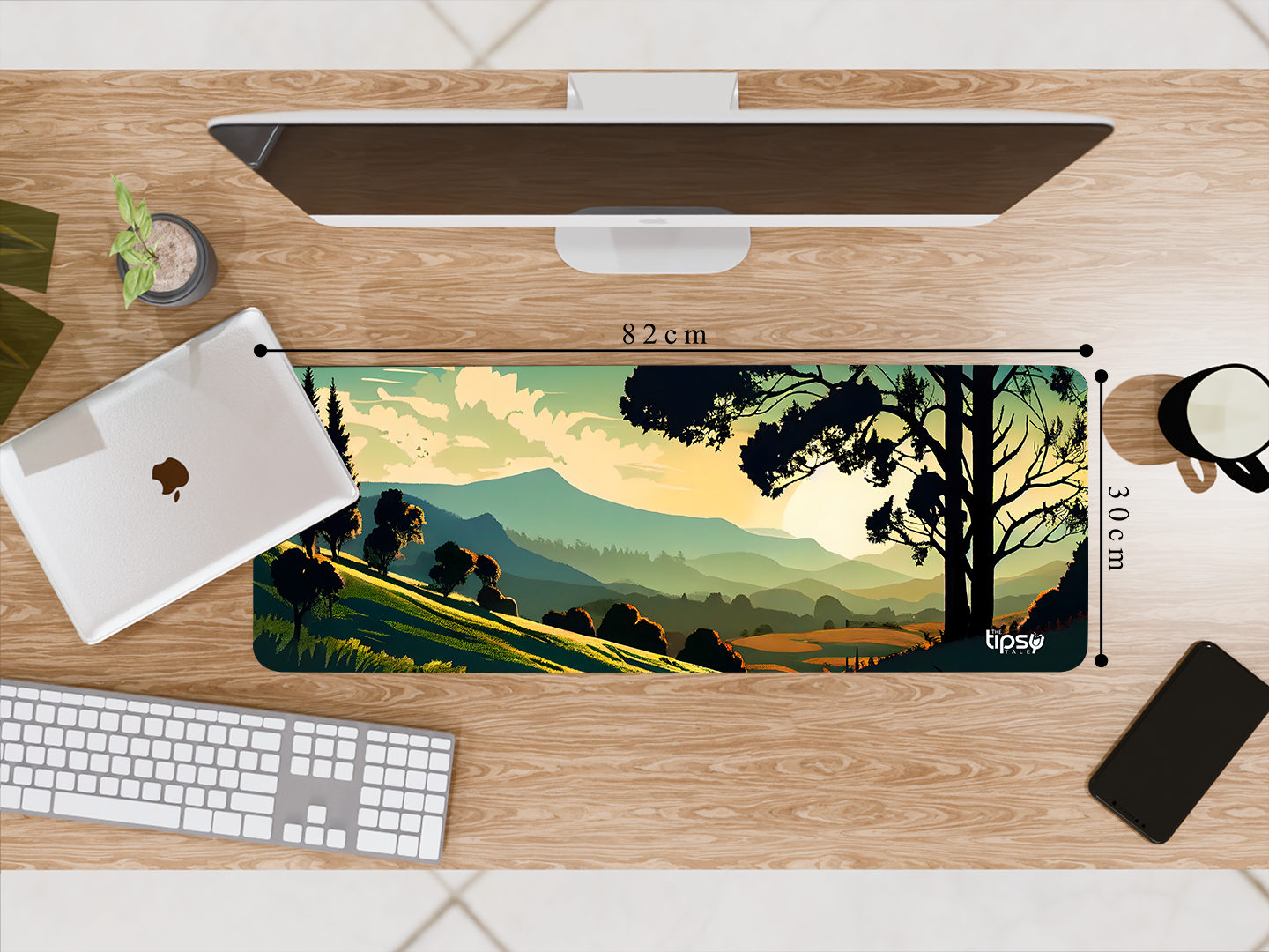 "Breathe in Nature" Gaming Mousepad Elevate Your Gaming Experience