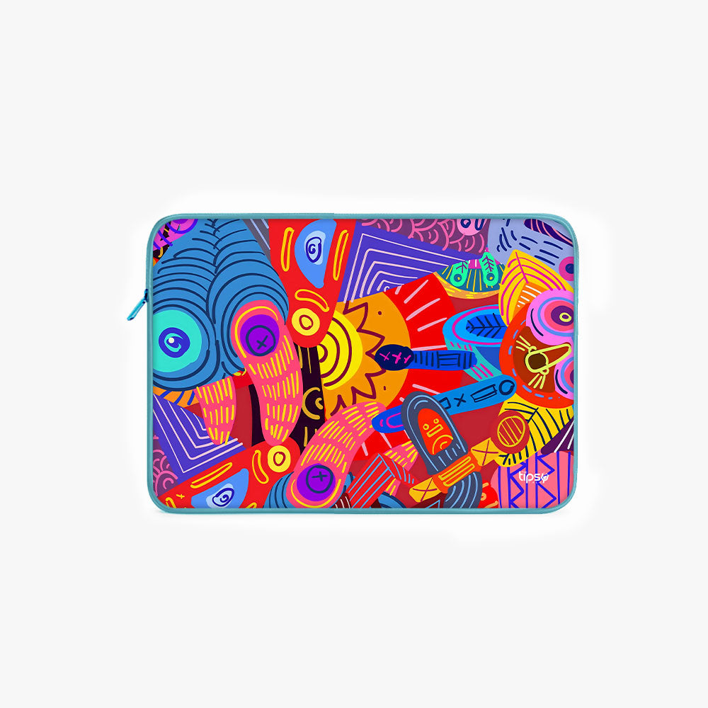 "Abstract Art Work" Laptop Sleeves:Bold Modern Design for Every Size