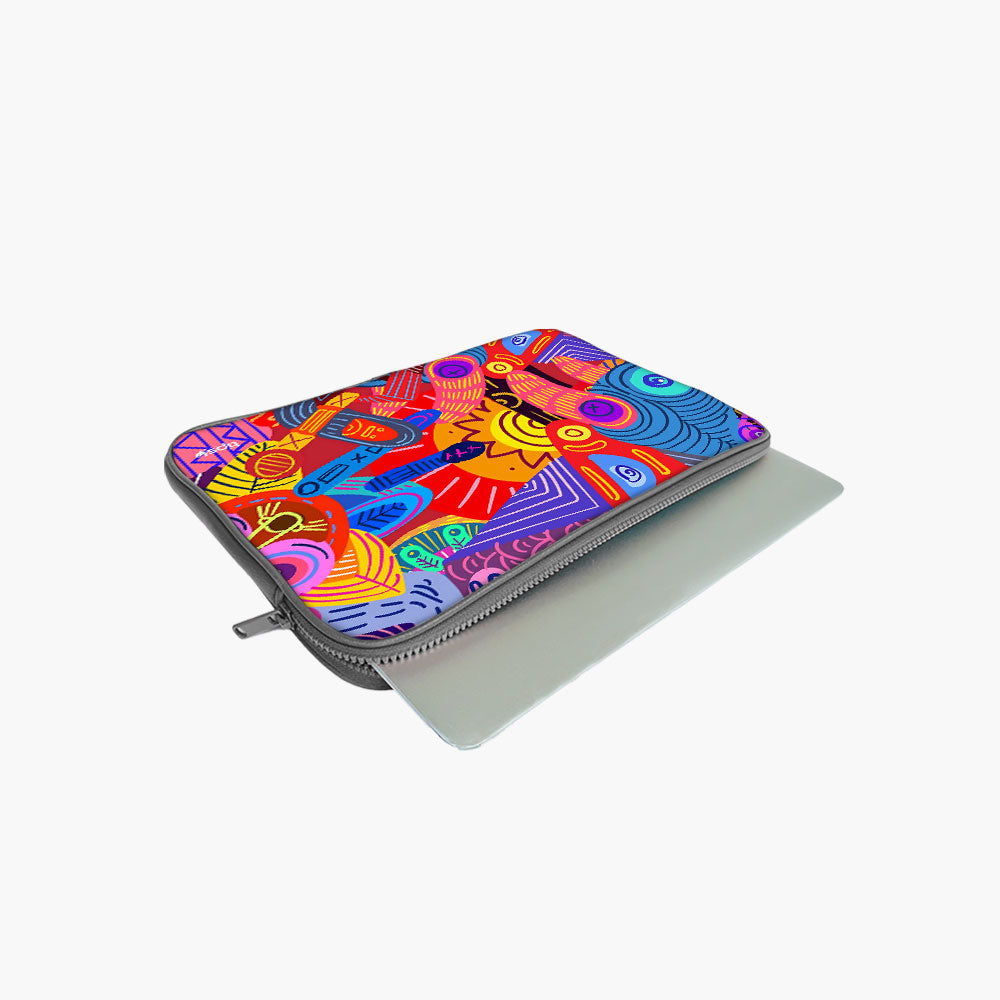 "Abstract Art Work" Laptop Sleeves:Bold Modern Design for Every Size