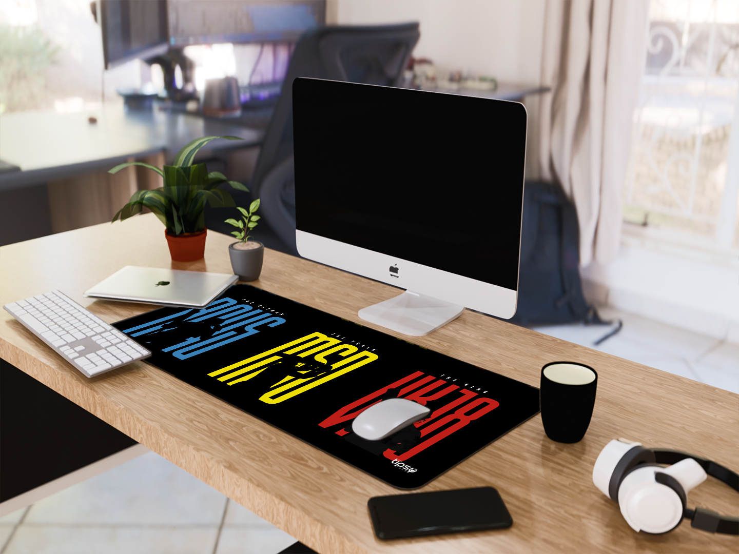 "ROHIT SHARMA + DHONI + VIRAT = THE ULTIMATE DESKMAT" Gaming Mousepad- Elevate Your Gaming Experience