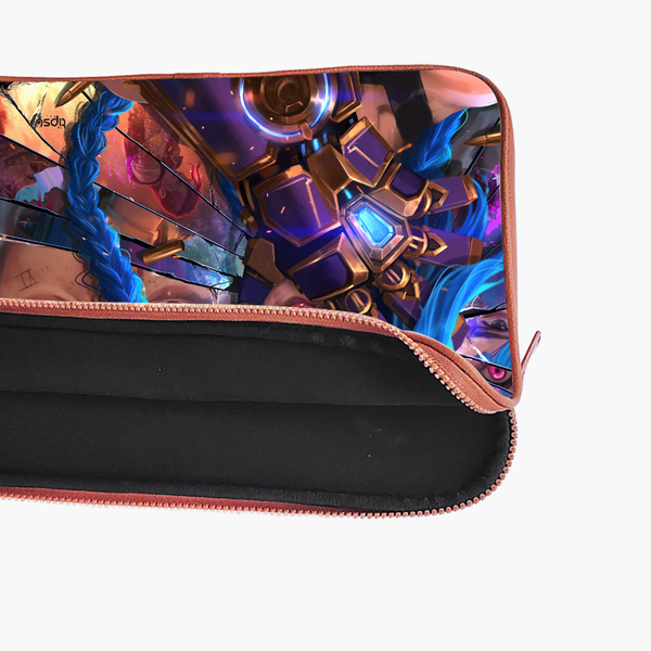 "JINX ARCANE - DILLUSION" -Laptop Sleeves:Bold Modern Design for Every Size