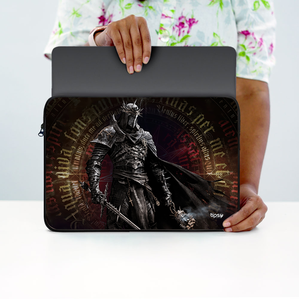 "DARK CRUSADER LORDS" -Laptop Sleeves:Bold Modern Design for Every Size