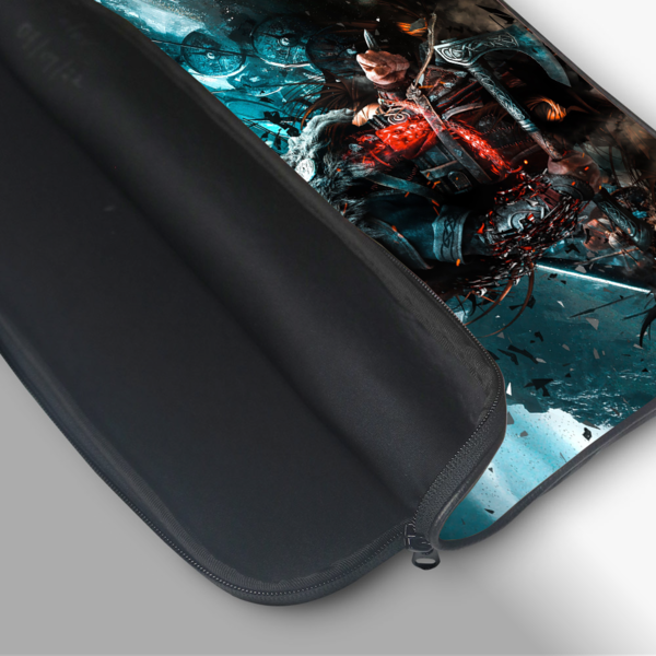 "ASSASSINS CREED - VALHALLA VIKING - RAIDER " -Laptop Sleeves:Bold Modern Design for Every Size