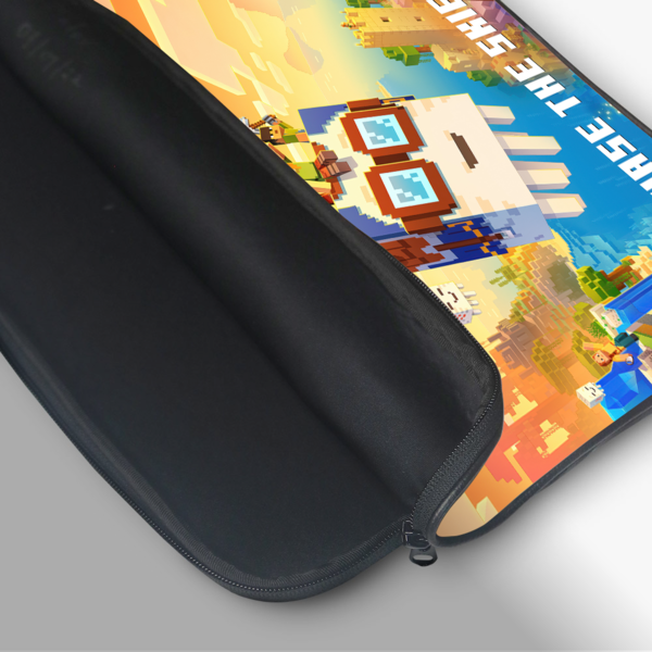 "MINECRAFT - CHASE THE SKIES " -Laptop Sleeves:Bold Modern Design for Every Size